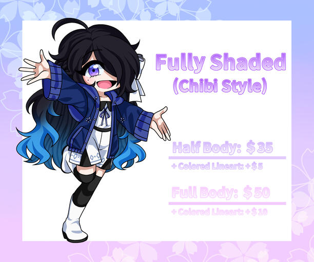 Chibi Style Comms Info III
