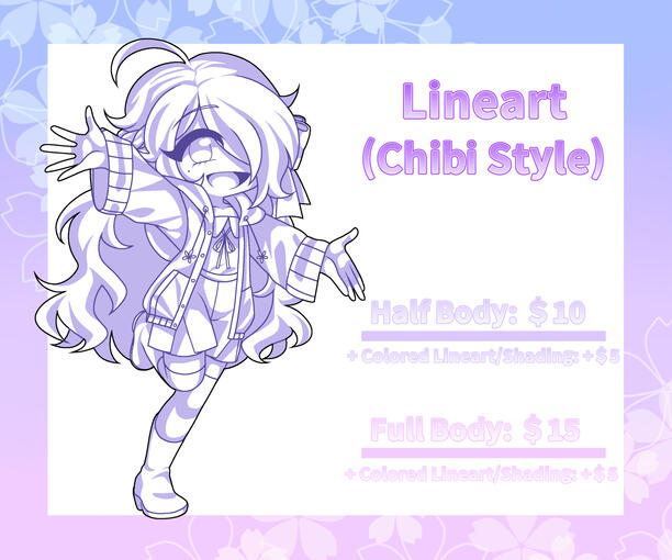 Chibi Style Comms Info I