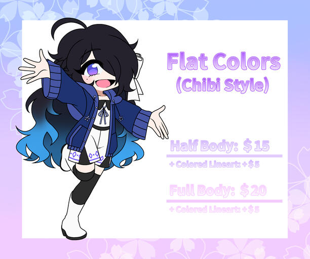 Chibi Style Comms Info II